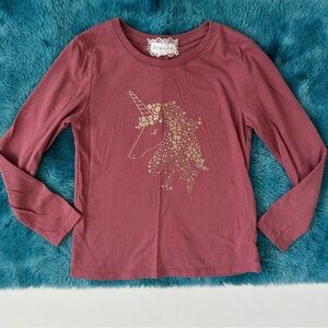 btween Mauve Unicorn Long Sleeve Tee Size 6X